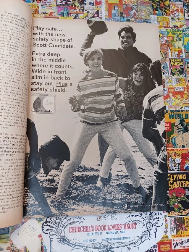 Vintage Cosmopolitan Magazine, September 1965 Foto 3 de 4