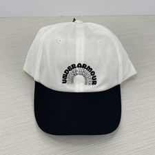 Under Armour Free Fit White Strapback Hat Cap Adjustable Womens One Size NWT