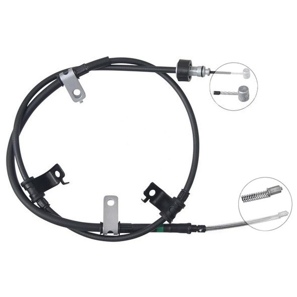 Seilzug Feststellbremse 1.590 Mm Trommelbremse A.B.S. FüR Hyundai Getz-image