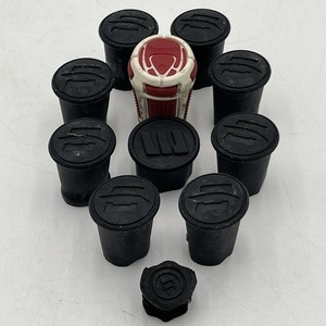 NICE!! Lot Of 11 Pieces - Locrosse Butt Ends + Spacer - String King, Warrior