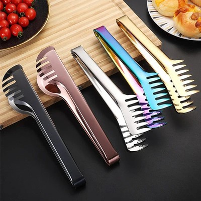 Salad Beef Buffet Clamp Home Accessories Kitchen Food Tongs Stainless Steel Colo