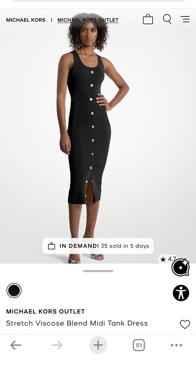 michael kors midi dress sale Michael Kors Collection Women's Floral Belted Midi-Dress - Pewter Multi