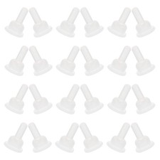 50Pcs Soft Silicone Kitten Nursing Nipples with Hole for Pet Feeding Bottles