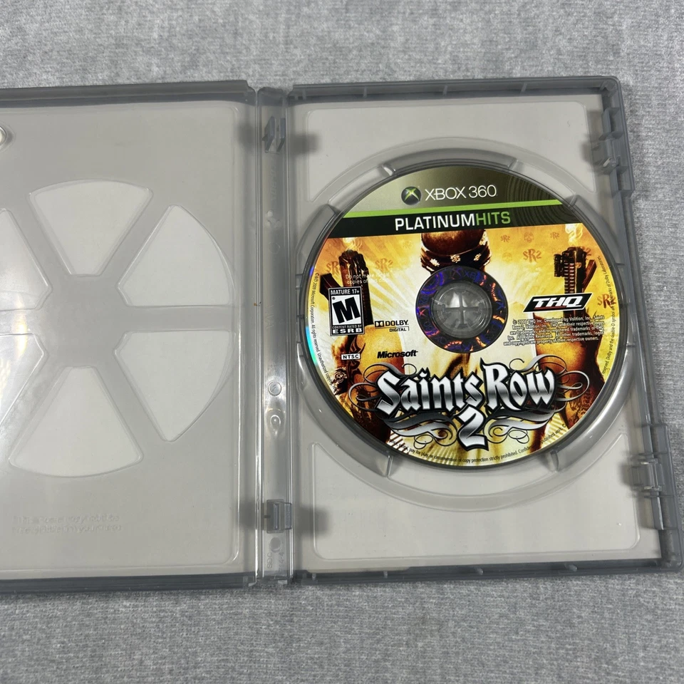 Saints Row 2 XBOX 360 Platinum Hits Video Game Verified Working - Image 2 of 4