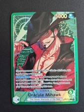 ONE PIECE The Azure Sea's Seven DRACULE MIHAWK LEADER ALT ART OP14-020 ENGLISH