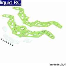 Losi 211052 Chassis Plate Set Green: Mini LMT