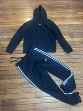 Adidas sports set 2 sweater M pants S Black