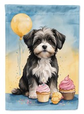 Caroline's Treasures Havanese Happy Birthday Garden Flag DAC7961GF