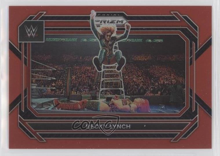 2023 Panini Prizm WWE Red Prizm 244/299 Becky Lynch #18 1b9b