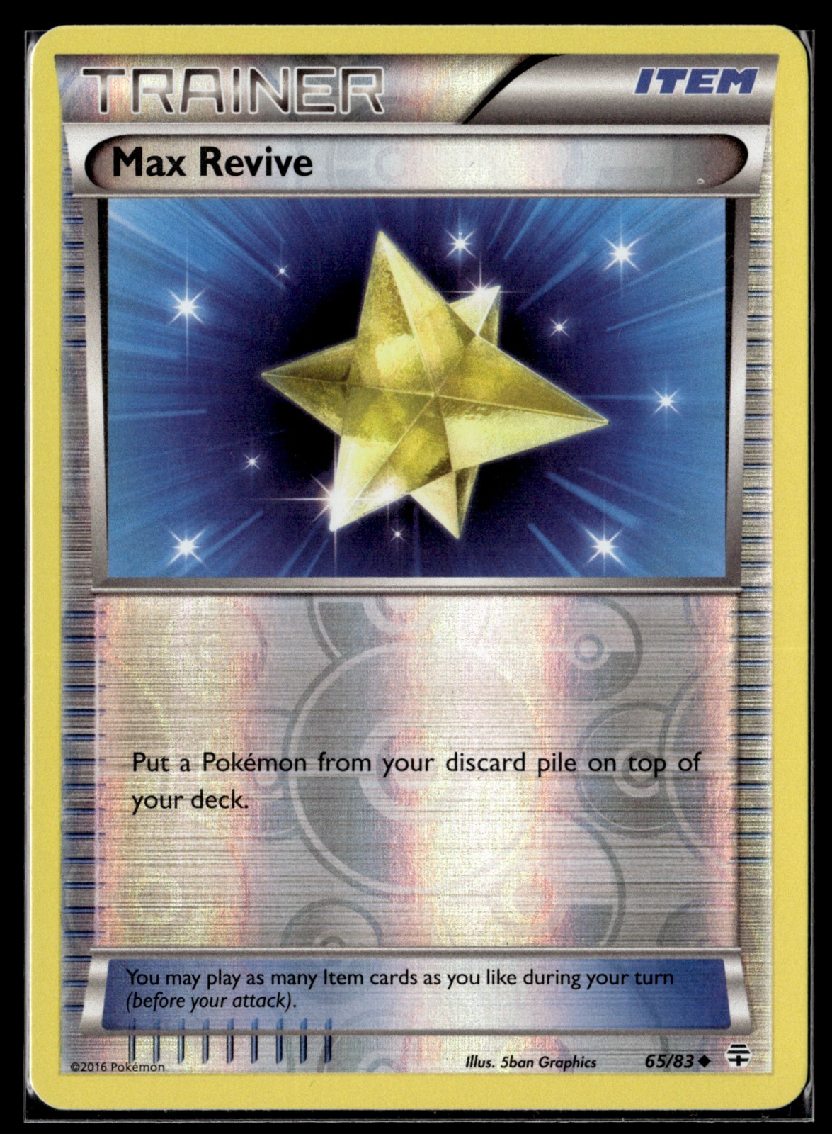 Pokémon TCG | Generations | Max Revive | 65/83 | Reverse Holo | LP