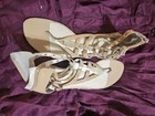 ENZO ANGIOLINI GLADIATER TAN/BEIGE SANDALS 11 M XLNT! OFFER! LEATHER — photo 1