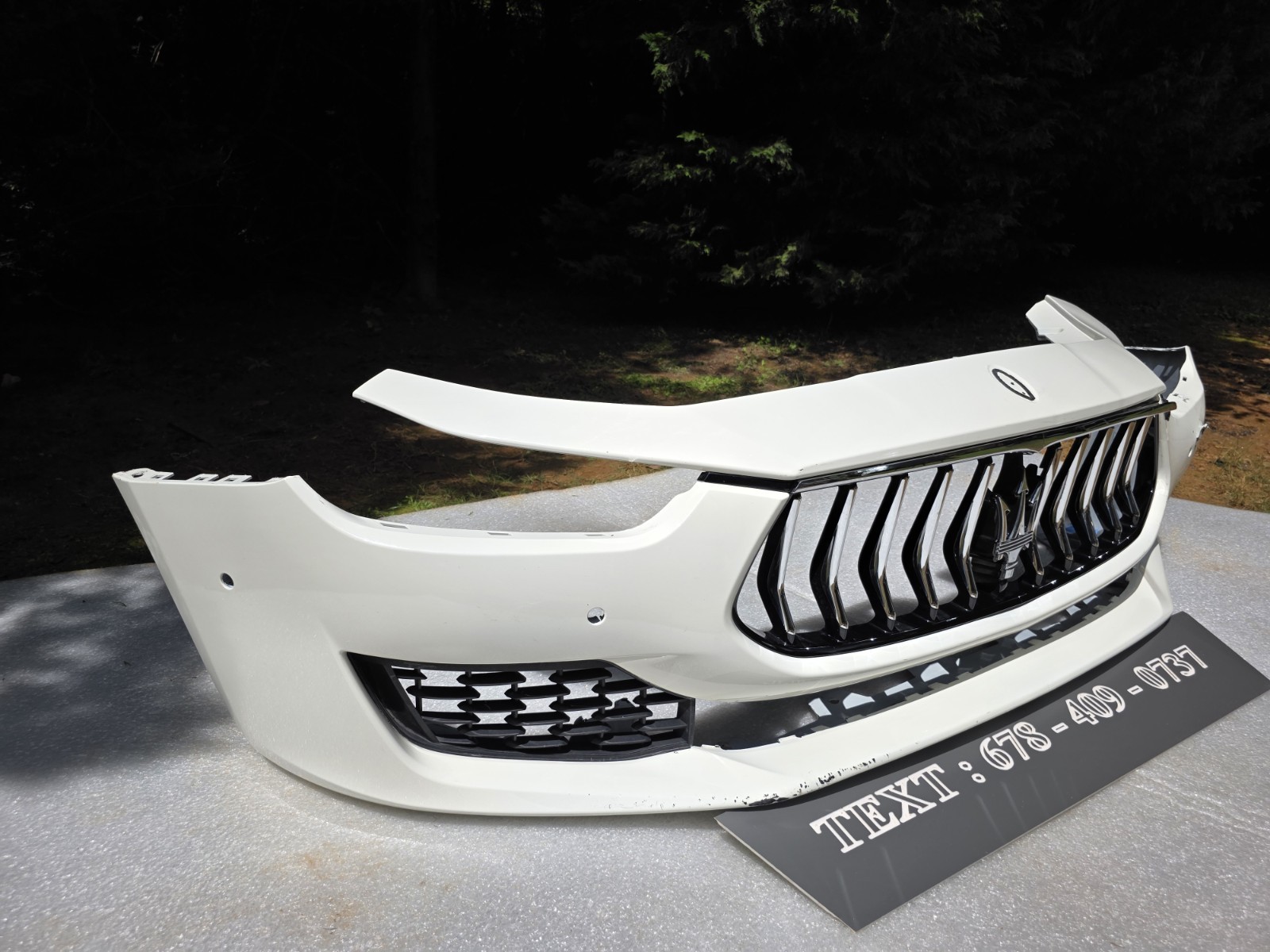 2014-2017 Maserati Ghibli Front Bumper Cover. OEM.  LOCAL PICK UP ONLY 670010937