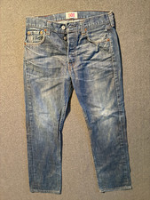 Levi's 501 Women's Straight Leg Button Fly Blue Denim Jeans Size 29x30 P3