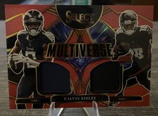 2025 Panini Select - Multiverse Calvin Ridley #MVJ-CRY Red Prizm (MEM)