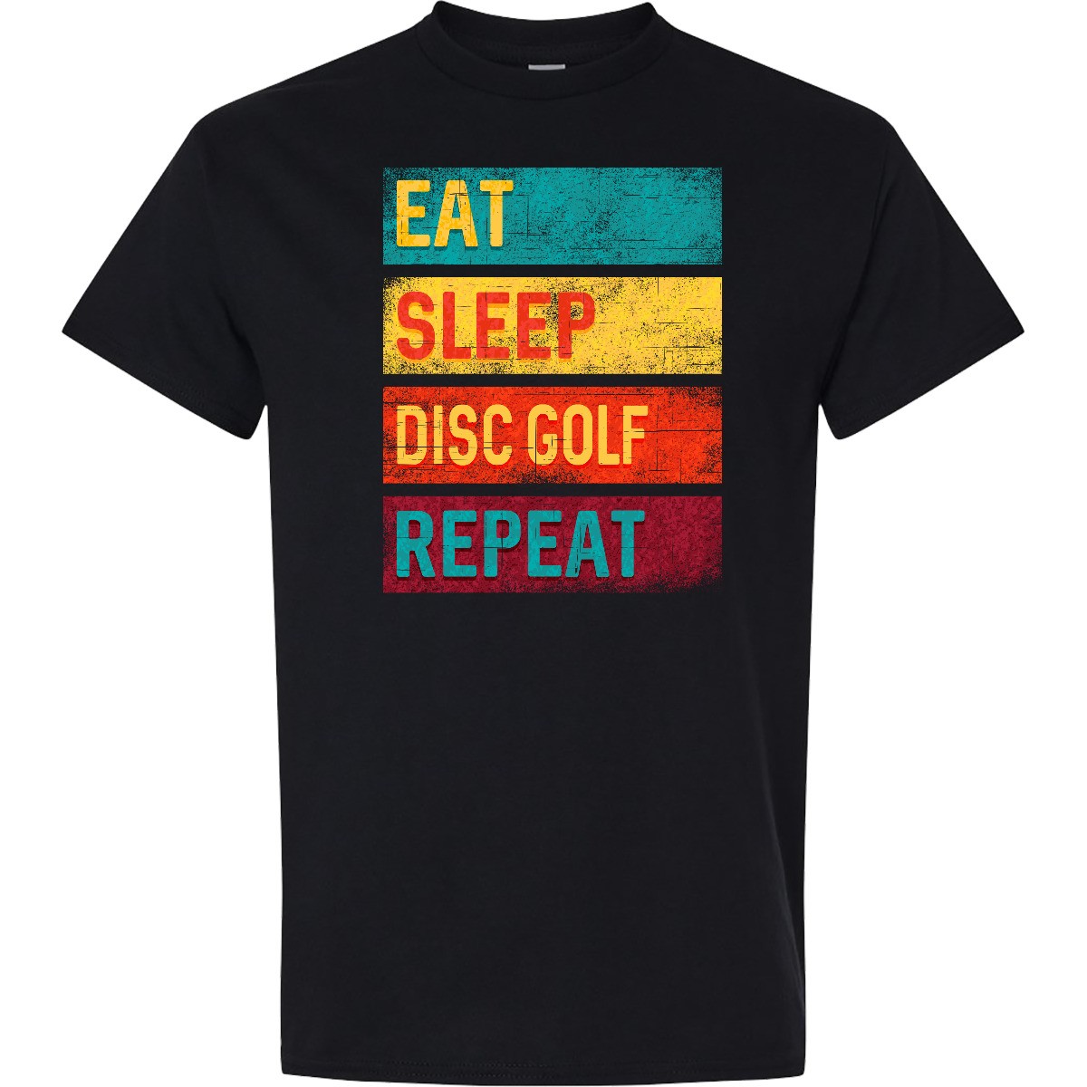 Inktastic Disc Golfer Eat Sleep Disc Golf Repeat T-Shirt Sports Mens Clothing