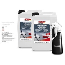 2x 5 L LITER SONAX FLUGROSTENTFERNER SÄUREFREI + SONAX SPRÜHBOY 600ml