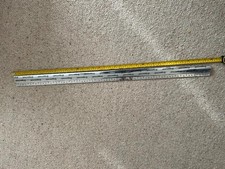 Metal Z Bar  - Chrome 2 x90cm Door Bar- Carpet Trim To Tile / Laminate or Wood