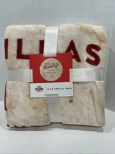 HEB Bakery Flour Tortilla Throw Blanket H-E-B Brand Shop Texas 70” Round New
