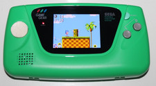 Sega Game Gear New IPS LCD USB-C Rechargeable Batterys Green Recapped