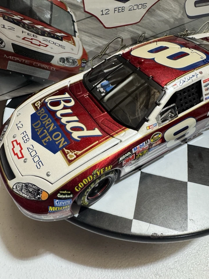 Dale Earnhardt Jr 8 Budweiser Bud Shootout Born On Date 2005 1/24 CWB Diecast Foto 4 de 4