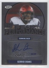 2021 Sage Premier Draft Peak Performance Silver 23/25 Gerrid Doaks Auto 0bt4