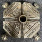 Grand Army of the Republic Auxiliary W.R.C. Cast Iron Flag Holder Base