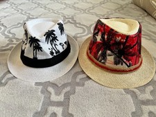 Lot of 2 Fedora Hats - Used