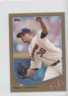 2013 Topps Mini Gold 8/62 Mike Minor #257 0b5