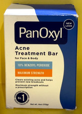 PanOxyl Acne Treatment Bar 10 Benzoyl Peroxide 4oz EXP:01/28