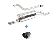 Milltek Sportauspuff-Anlage Ford Fiesta Mk8 1.0l Ecob. ST-Line 90mm BLACK