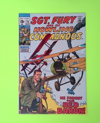 Sgt. Fury and His Howling Commandos #76 1970 Marvel Comics High Grade X223-175
