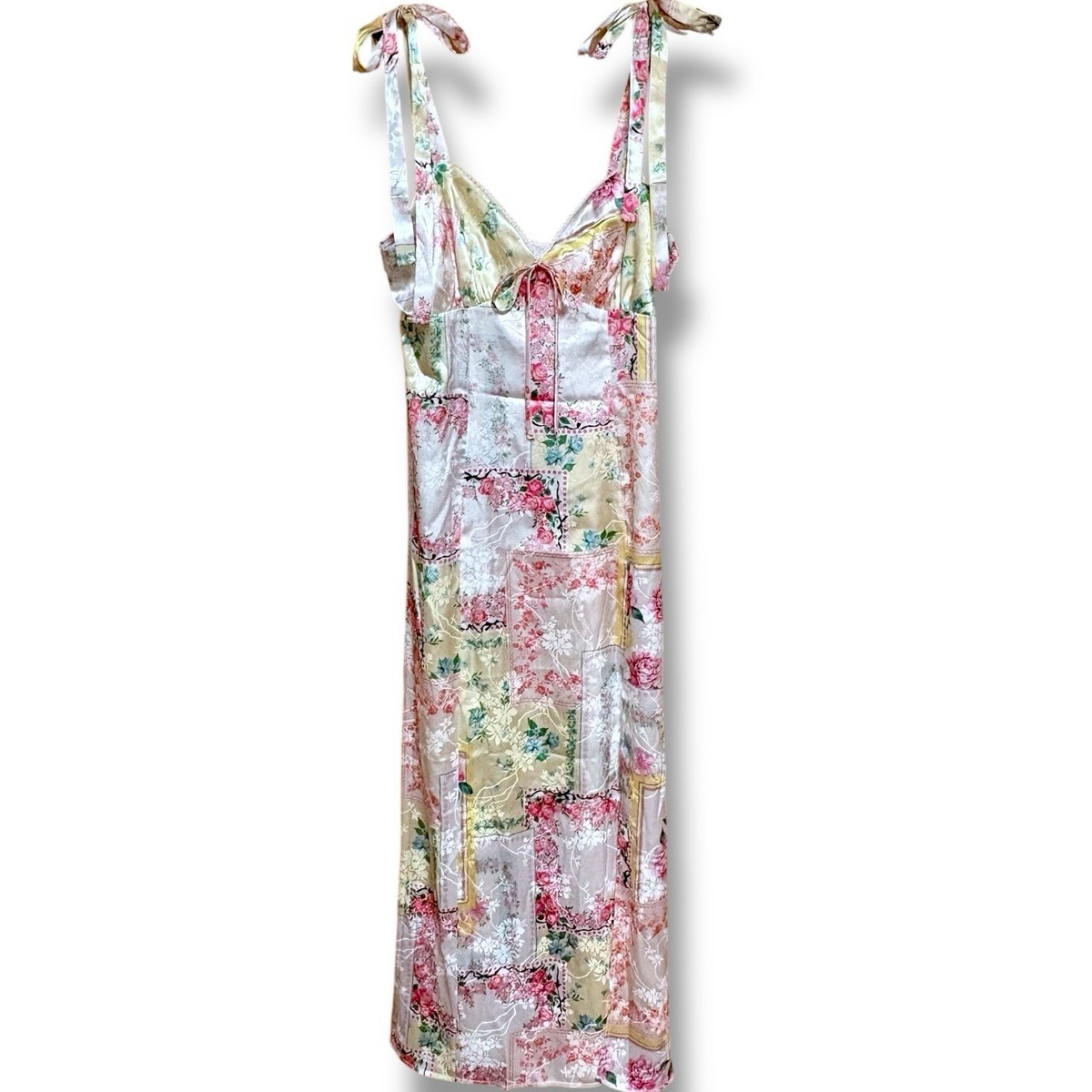 knee length dresses for ladies Farm Rio Sand Francesca Midi Dress, Francesca Sand / XL main image 1