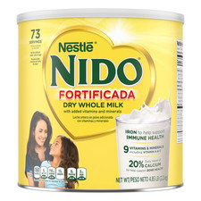 Nestle NIDO Fortificada Powdered Milk Drink 4.85 Lbs.