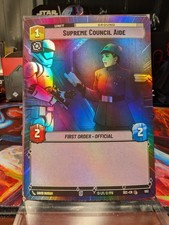 Supreme Council Aide (993) (Hyperspace Foil) - Near Mint Foil Star Wars: Unlimit