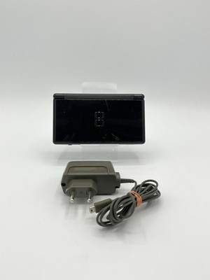 Nintendo DS Lite Spielkonsole Schwarz mit Original Ladekabel Zustand gut #4230