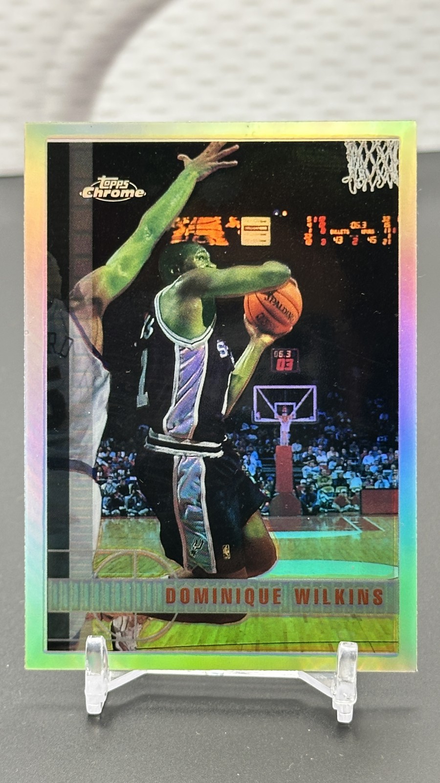 1997-98 Topps Chrome - Dominique Wilkins #100 Refractor