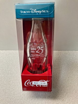 【Coca-Cola】25周年記念TOKYOボトル& 六本木空瓶 Tokyo DisneySea Exclusive 25th anniversary Coca Cola Empty Bottle