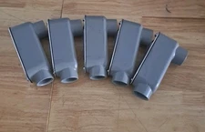 HUBBELL RLB075 RIGID LB ASSY CONDUIT BODY  3/4-In. Threaded DIE CAST ALU (QTY 5)