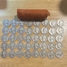 Lot of 40!! Washington Quarter Roll 1943-1950 Silver Denver (D) S Business 25C