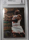 Fleer 1995-96 Metal Michael Jordan #13 BGS 8 Chicago Bulls Basketball Card
