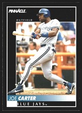 Joe Carter 1992 Pinnacle #148 Toronto Blue Jays