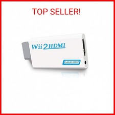 Xahpower Wii to HDMI Converter, Wii HDMI Adapter 1080P for Full HD Device with 3