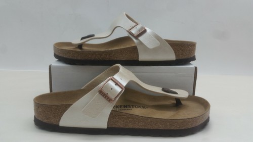 birkenstock gizeh bs graceful pearl white