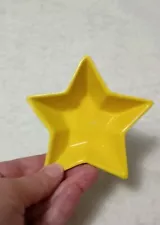 Star Shaped Dish Mold Yellow Trinket Jewelry Bake Dish