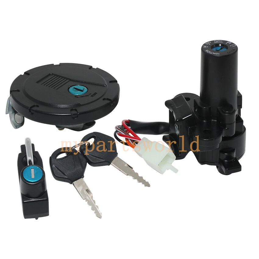 Ignition Switch Fuel Gas Cap for Kawasaki KLX125 KLX250 D-Tracker KLX250S /SF — 第 3/4 张图片
