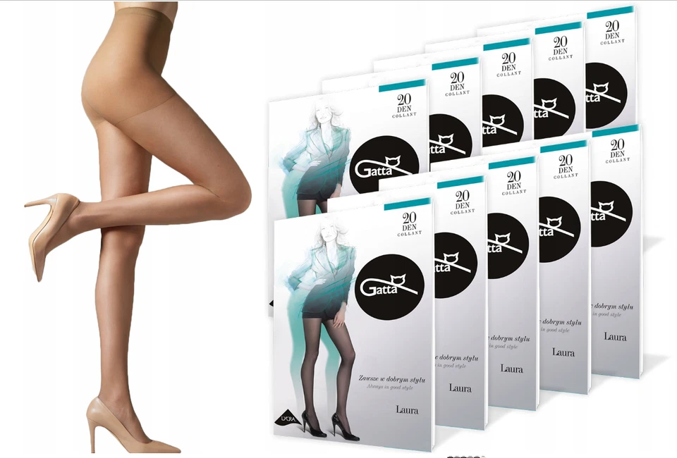 GATTA Laura Damen Strumpfhose 15-20 DEN Feinstrumpfhose Transparent viele Farben - Bild 3 von 4