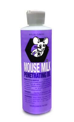 Mouse Milk Purple Penetrating Oil, 8oz Bottle (Vegetable Oil Based) Low VOC
