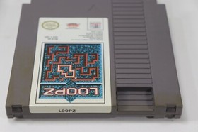 Nintendo LOOPZ NES Game 1990 TESTED and WORKING! Nice Shape! G8