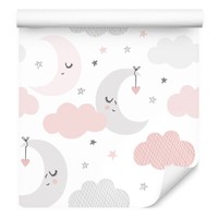 10M Vlies Tapete Kinderzimmer Monde Sterne Wolken Himmel Natur Xxl 1819