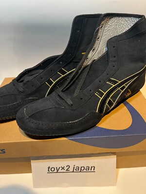 1083A001 ASICS Wrestling Shoes Black x Black Gold EX-EO Successor Authentic New